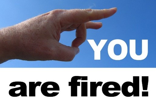 you are fired